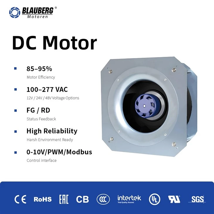 Blauberg GD-B190B-EC-M0 190mm DC Plug Fan factory
